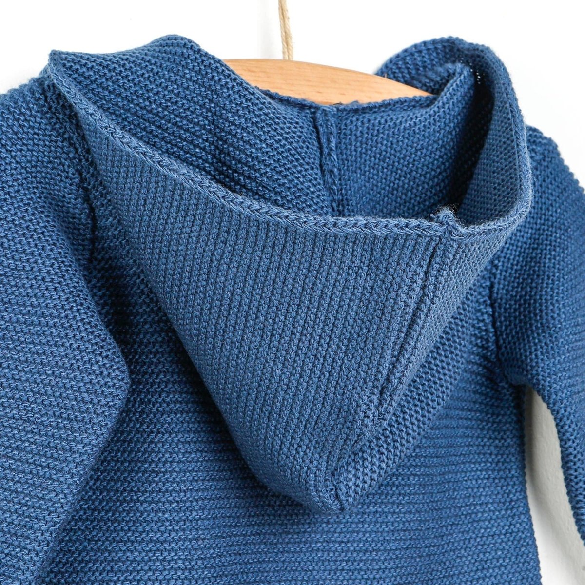 HelloBaby Basic Baby Boy Knit Cardigan - Indigo