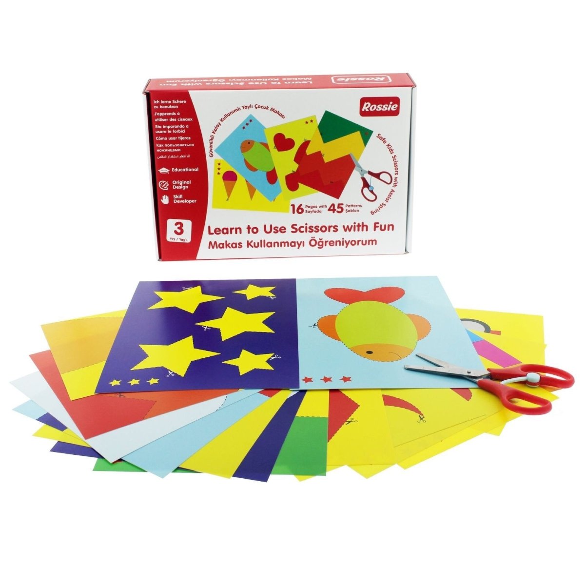 Rossie Learn to Use Scissors with Fun