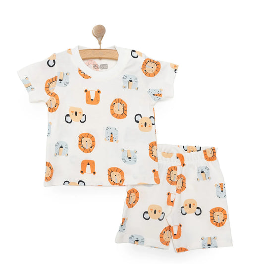 HelloBaby Boy Tshirt-Short - Ecru
