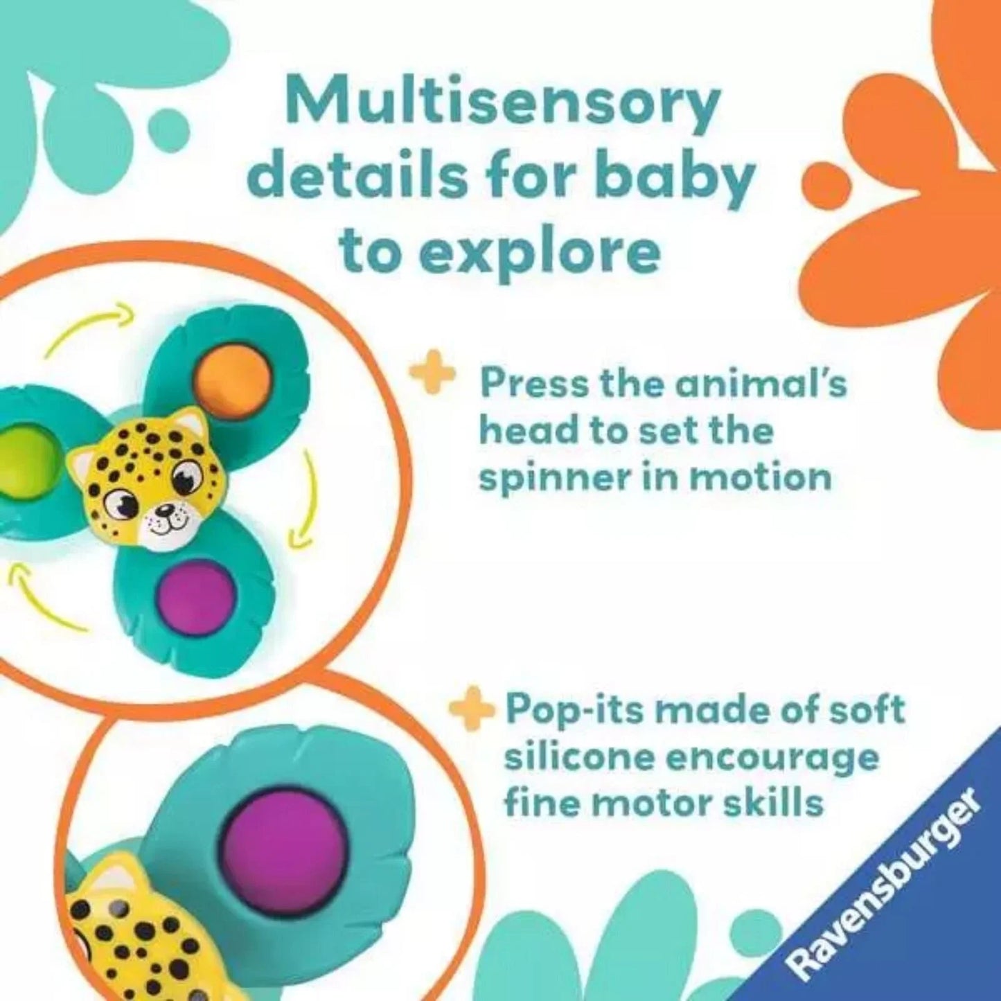 Play+ Spin & Pop Leopard