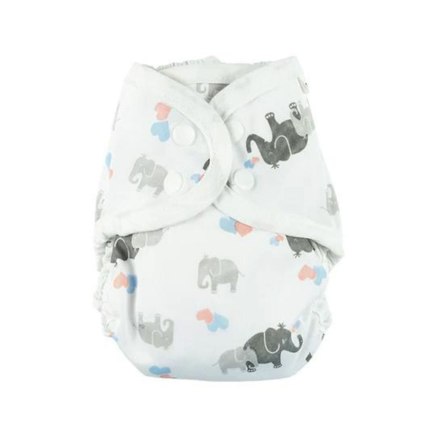 MuslinZ Washable Nappy Wrap - Elephant
