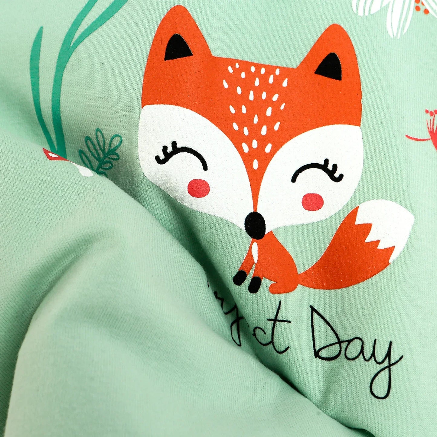 HelloBaby Basic Collared Neck Pyjamas Set - Mint