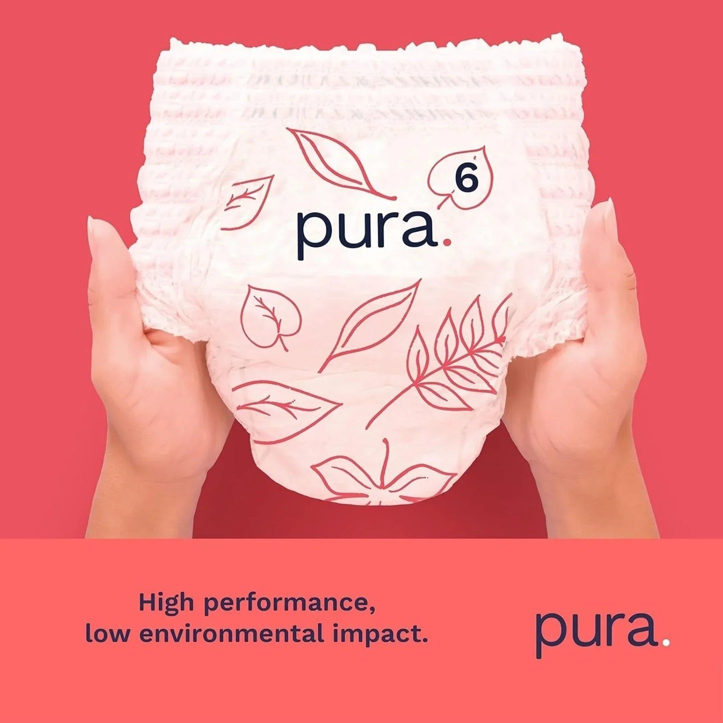 Pura Eco Nappy Pants Size 6 - 18 nappies