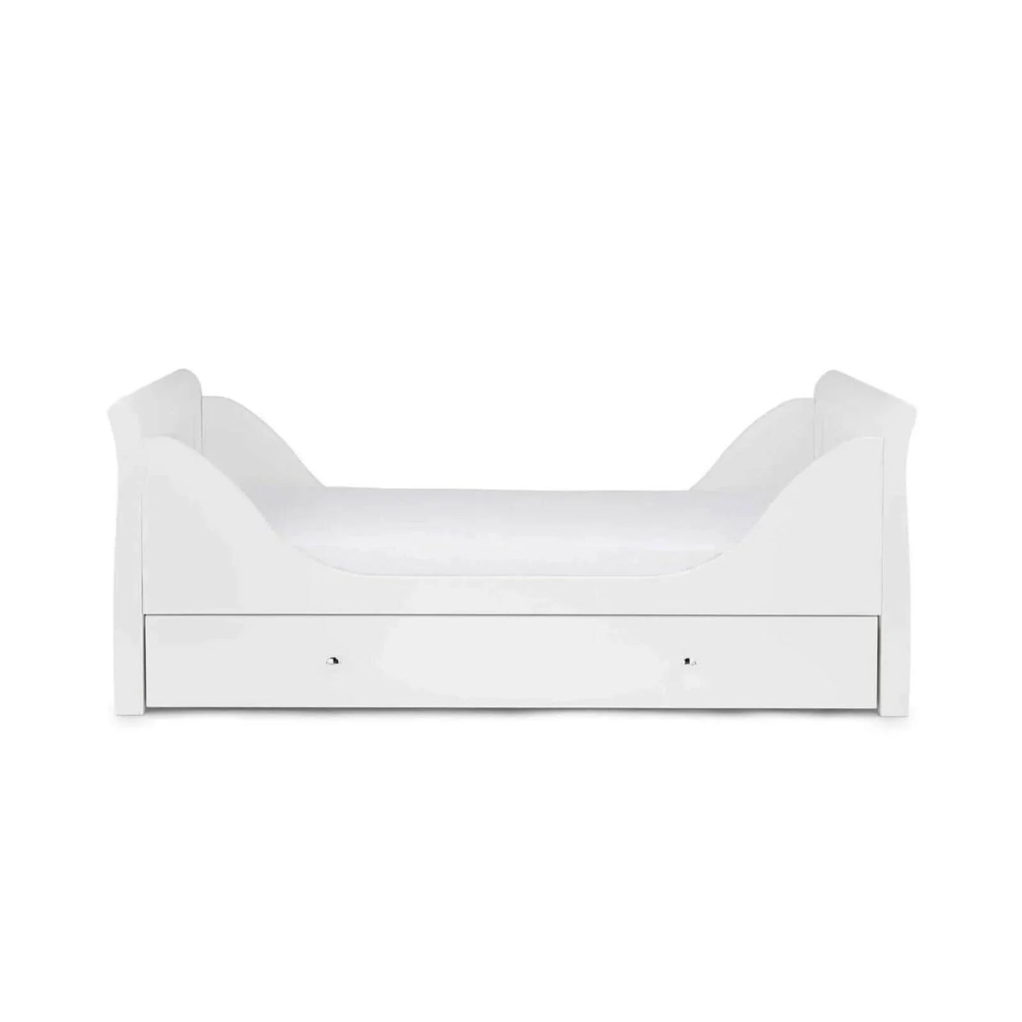 Ickle Bubba Snowdon Classic Cot Bed White - Without Mattress