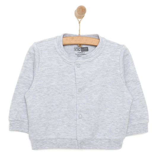 HelloBaby Unisex Baby Cardigan - Grey Melange