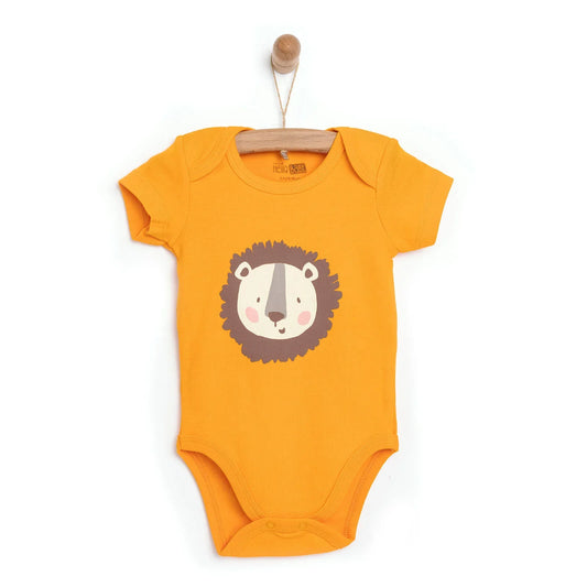 HelloBaby Short Sleeve Bodysuit - Orange