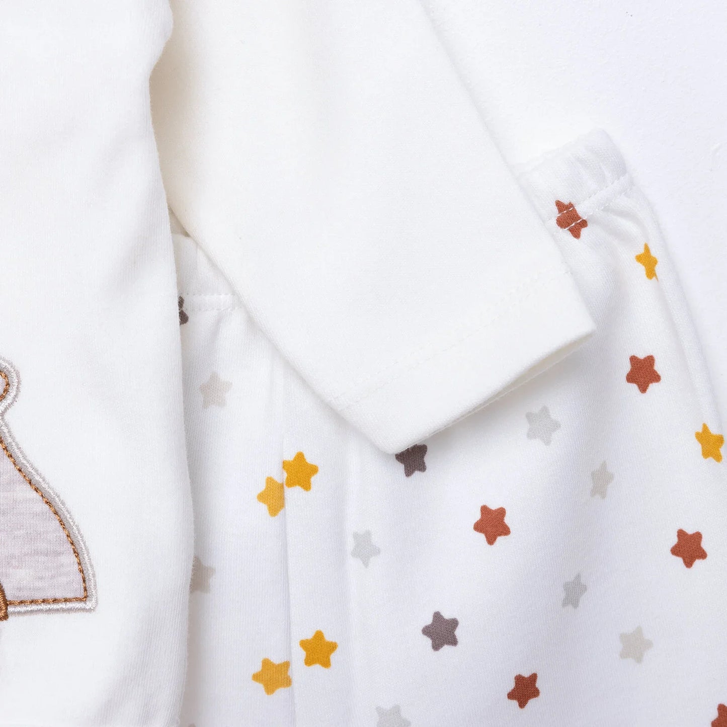 Aziz Bebe Suzene Embroidered 5 Piece Newborn Starter Set - Ecru