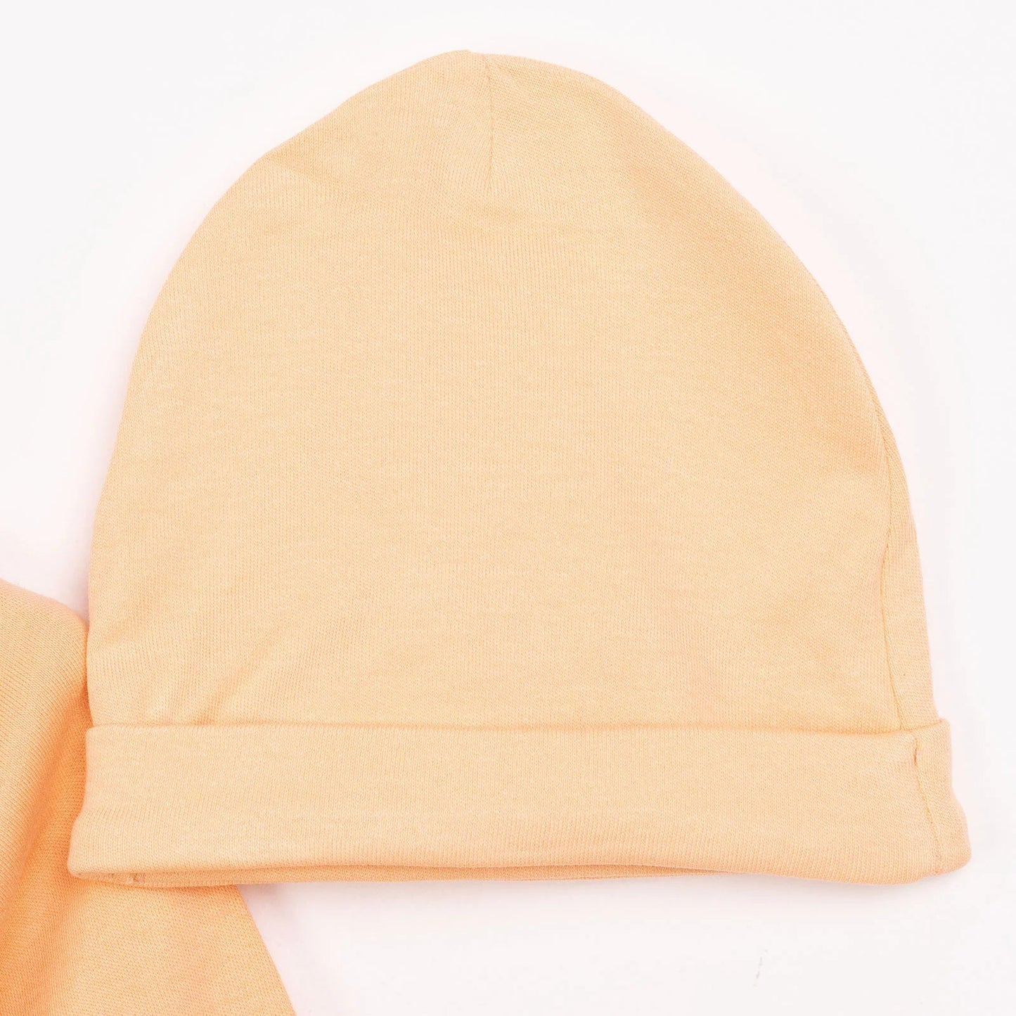 HelloBaby Newborn Organic Wrapover Top-Hat - Orange