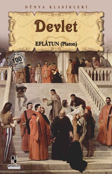 Devlet – Platon (Eflatun) – Anonim Yayıncılık – kitap kapağı