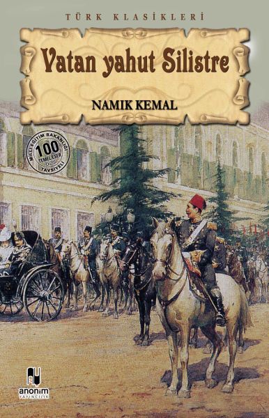 Vatan Yahut Silistre – Namık Kemal – Anonim Yayıncılık – kitap kapağı