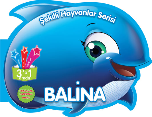 Şekilli Hayvanlar Serisi - Balina – Kolektif – Parıltı Yayınları – kitap kapağı