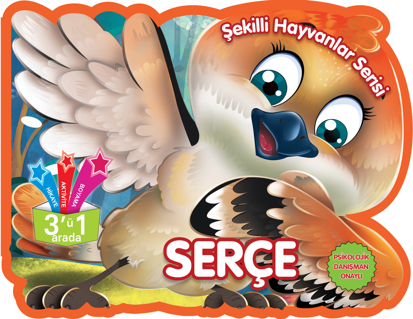 Şekilli Hayvanlar Serisi - Serçe - Parıltı Yayınları Kitap