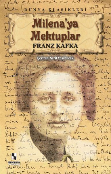 Milena'ya Mektuplar – Franz Kafka – Anonim Yayıncılık – kitap kapağı