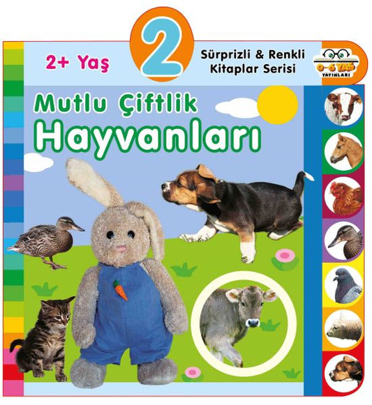 Yaş Mutlu Çiftlik Hayvanları (2+Yaş) – Olala Books – 0-6 Yaş Yayınları – kitap kapağı