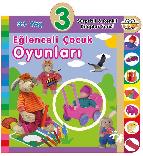 Eğlenceli Çocuk Oyunları (3+Yaş) - 0-6 Yaş Yayınları Kitap