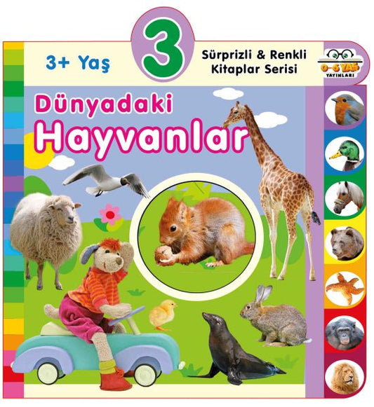 Dünyadaki Hayvanlar (3+Yaş) - 0-6 Yaş Yayınları Kitap