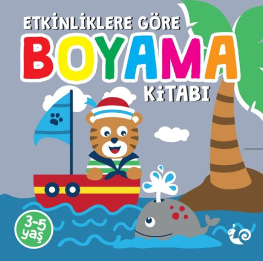 Etkinliklere Göre Boyama Kitabı - Gri – Sunguralp Şolpan – Çikolata Yayınevi – kitap kapağı