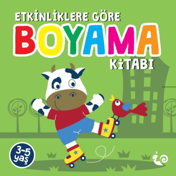 Etkinliklere Göre Boyama Kitabı - Yeşil – Sunguralp Şolpan – Çikolata Yayınevi – kitap kapağı