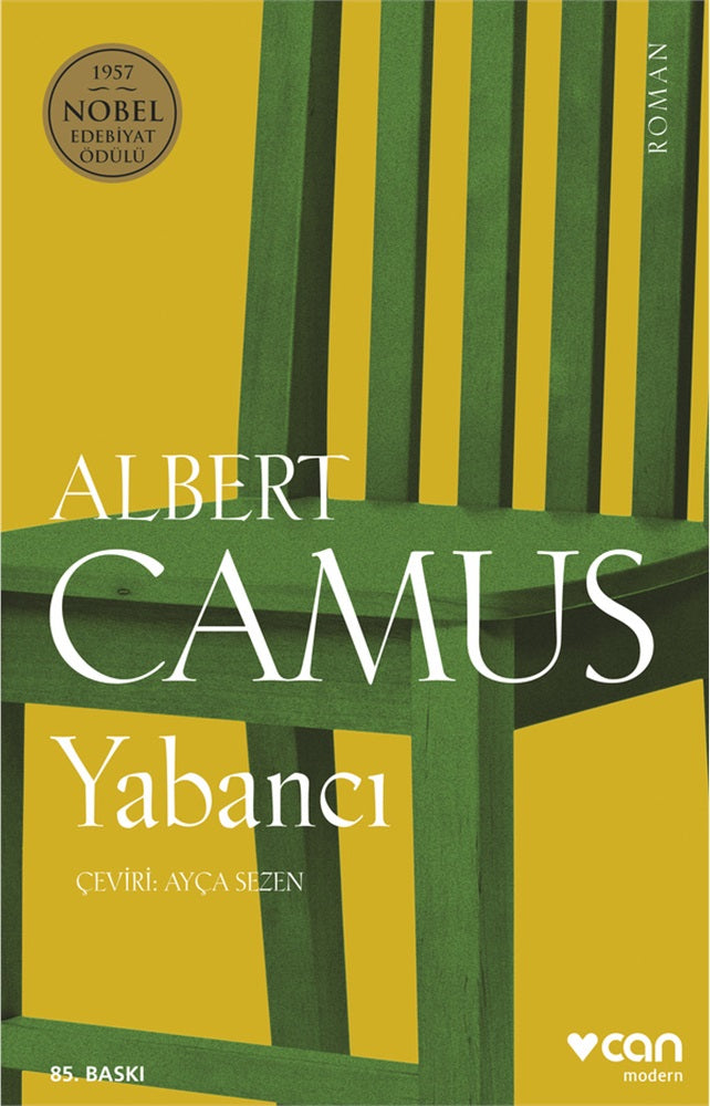 Yabancı kitap kapağı - Albert Camus romanı Can Yayınları