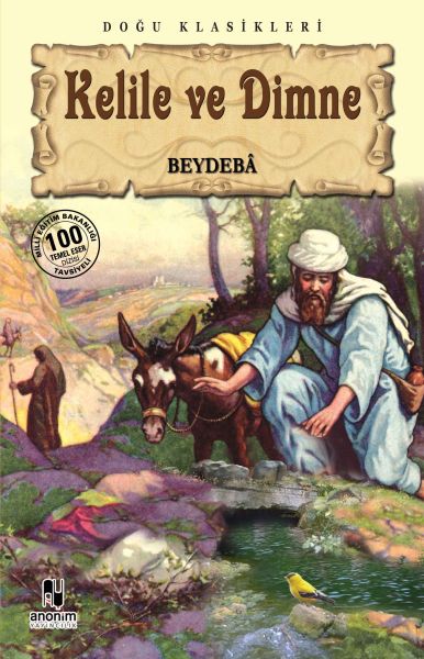 Kelile ve Dimne – Beydeba – Anonim Yayıncılık – kitap kapağı