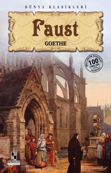 Faust – Johann Wolfgang von Goethe – Anonim Yayıncılık – kitap kapağı