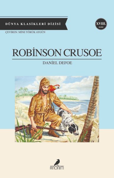Robinson Crusoe – Daniel Defoe – Anonim Yayıncılık – kitap kapağı