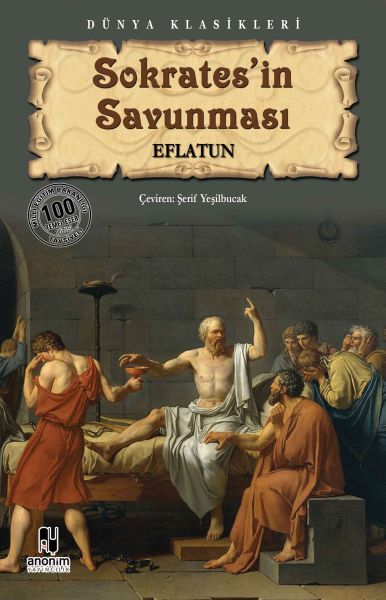 Sokrates’in Savunması – Platon (Eflatun) – Anonim Yayıncılık – kitap kapağı
