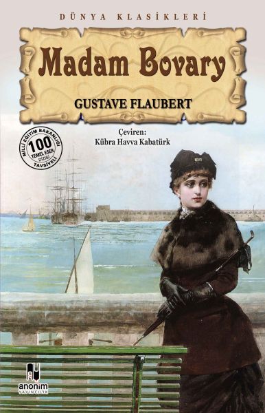 Madam Bovary – Gustave Flaubert – Anonim Yayıncılık – kitap kapağı