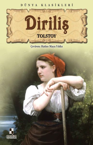 Diriliş – Lev Nikolayeviç Tolstoy – Anonim Yayıncılık – kitap kapağı