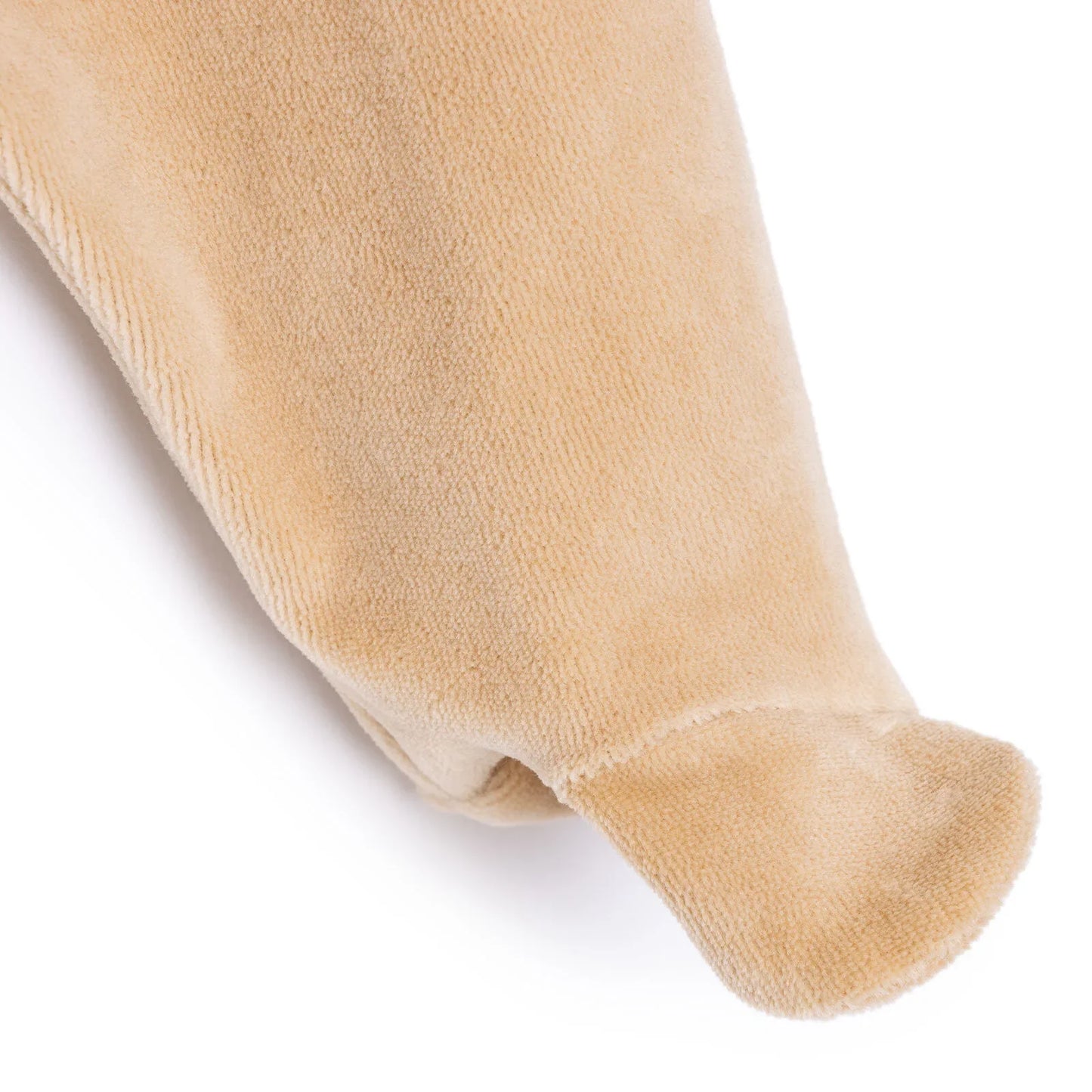 HelloBaby Unisex Velvet Footed Bottom - Beige