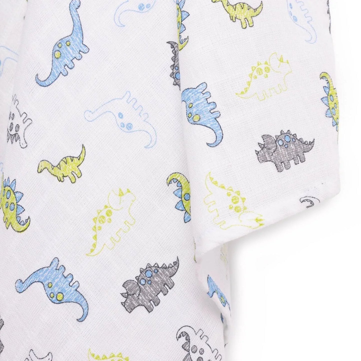 Mollia Square Muslin Blanket - Light Blue