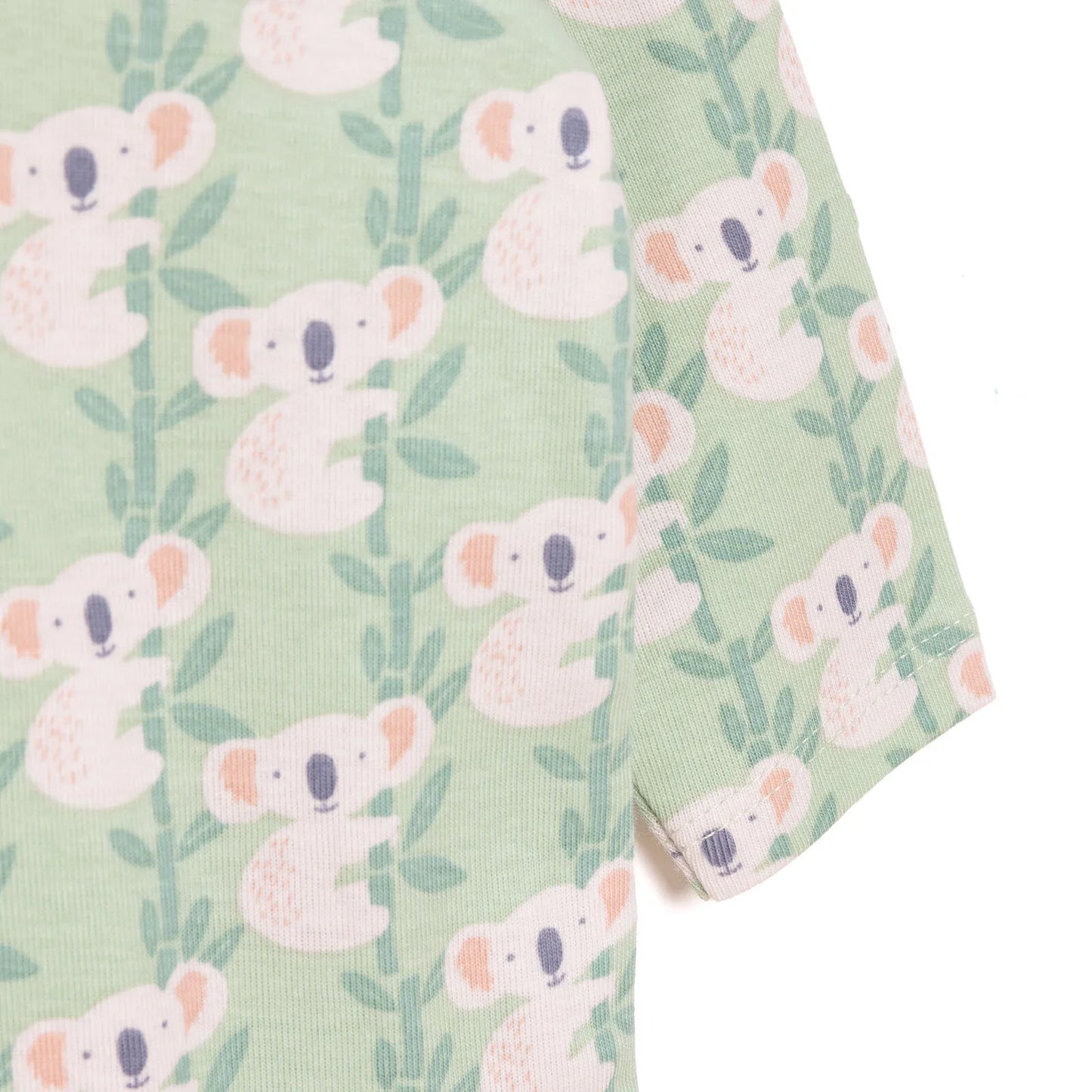 HelloBaby Boy Long Sleeve Bodysuit - Light Green