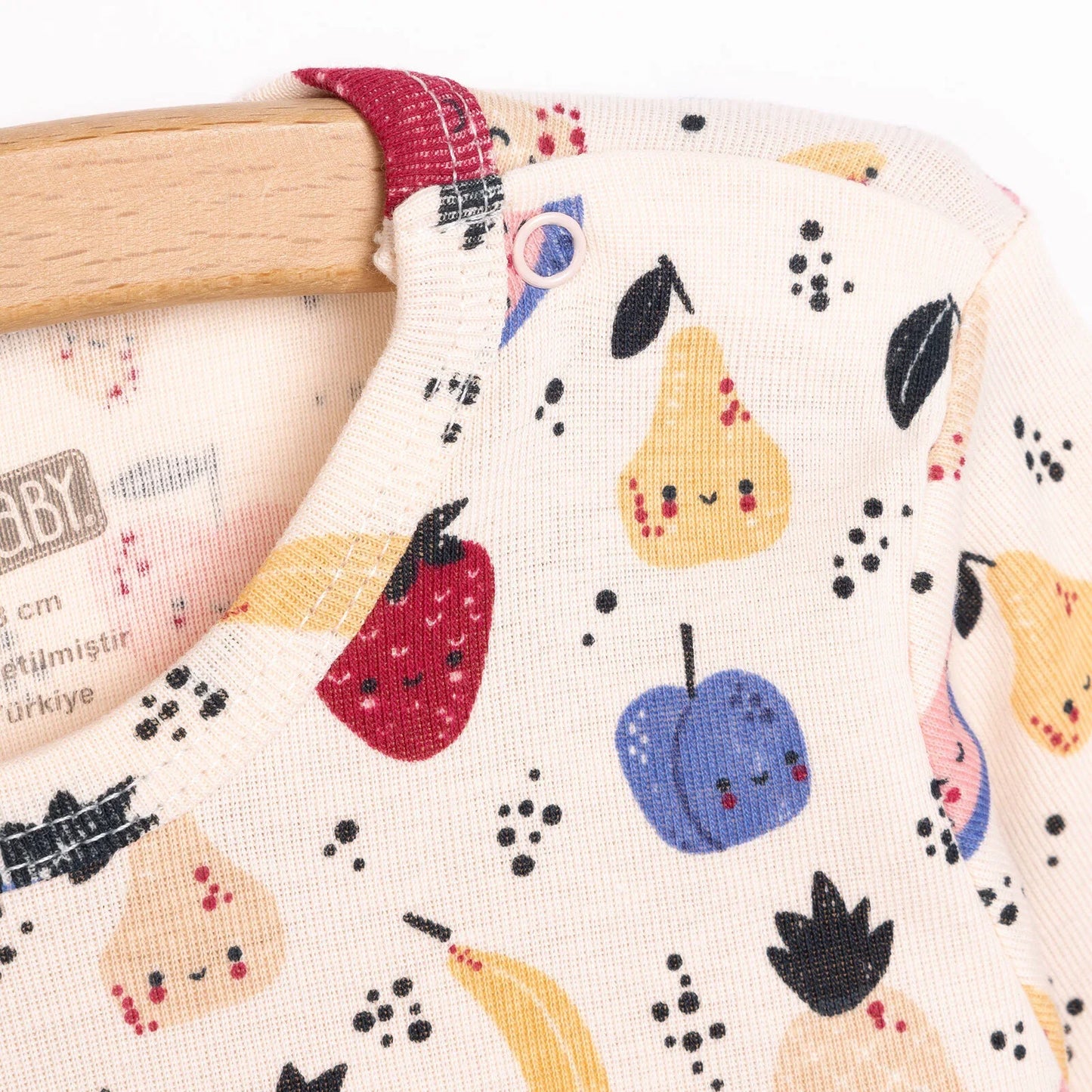 HelloBaby Girl 2-Pack Long Sleeve Bodysuit - Ecru