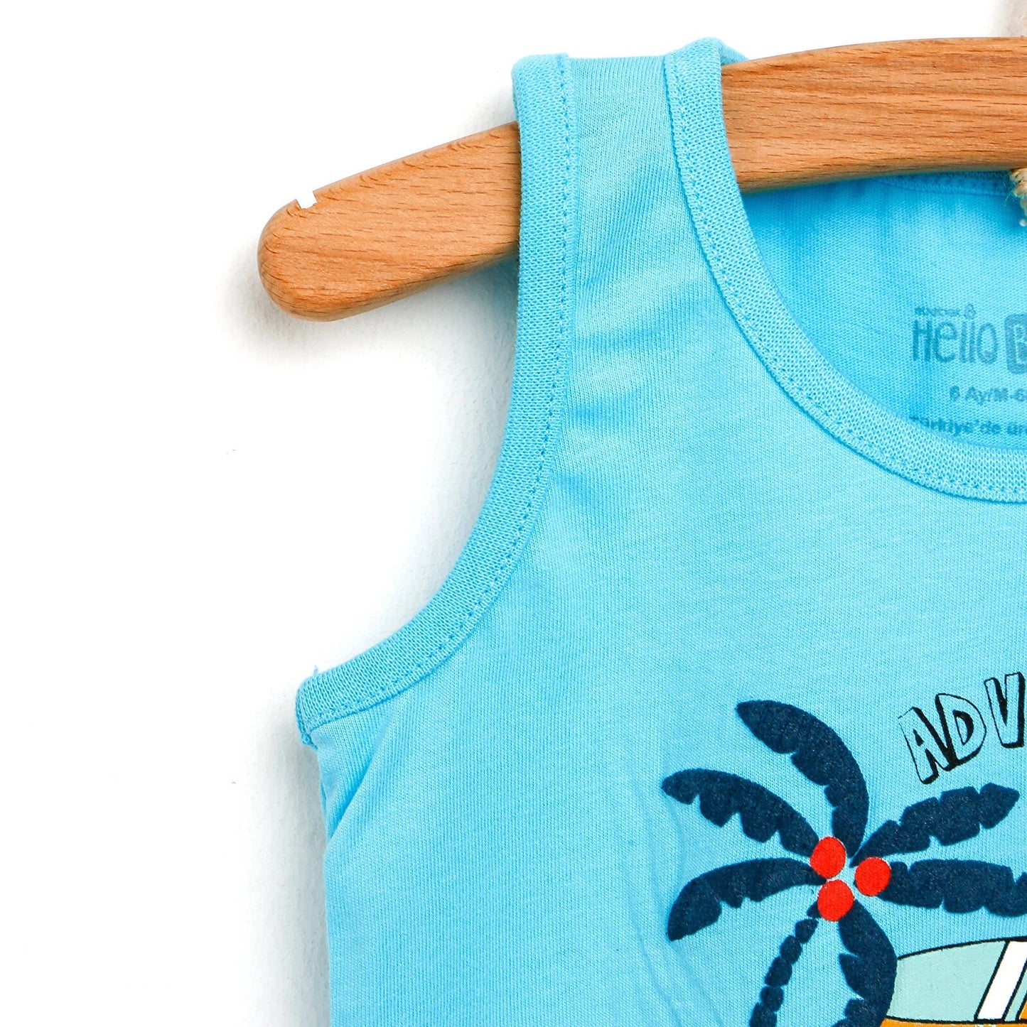 HelloBaby Basic Baby Boy Tank Top - Turquois