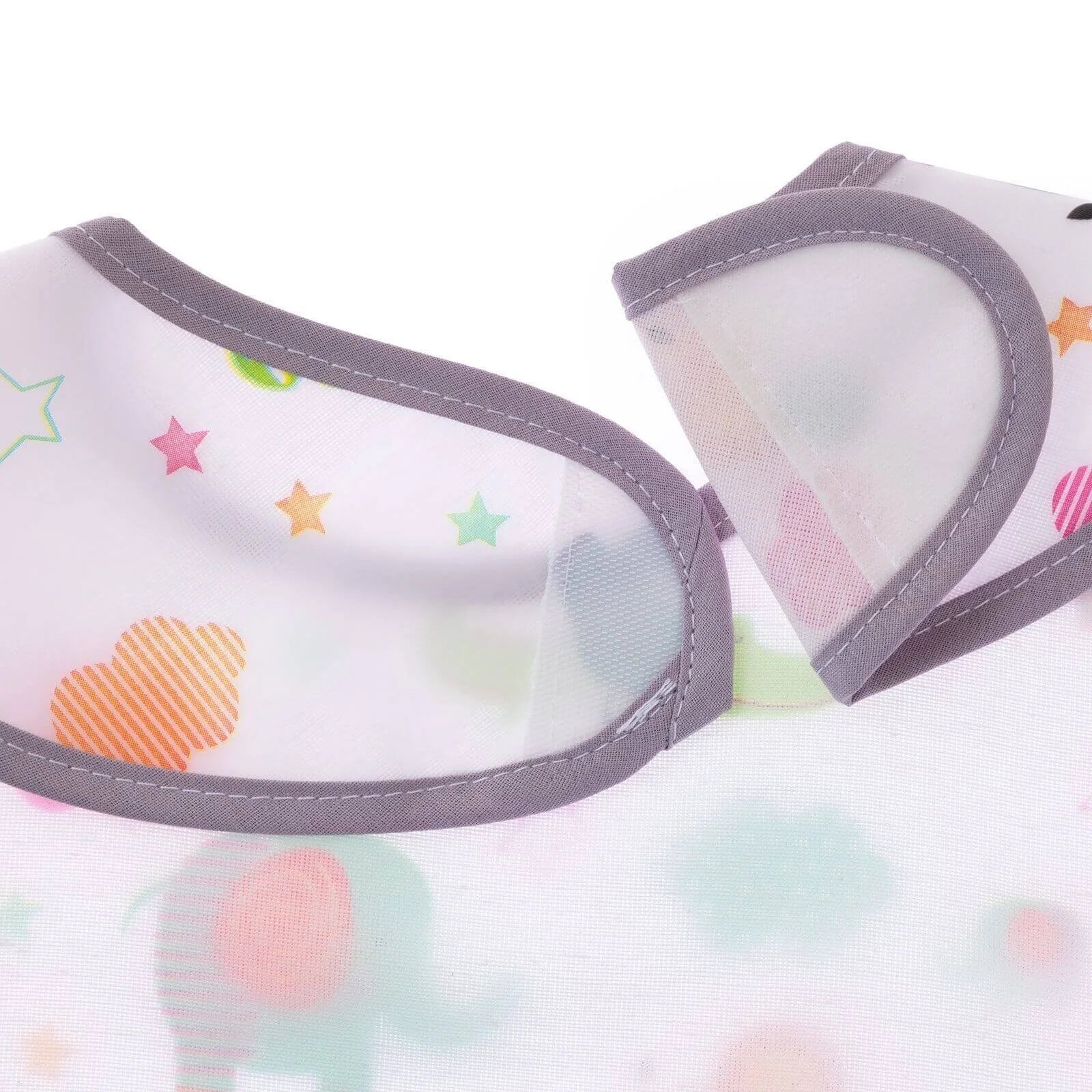 baby me Smart Patterned Baby Feeding Bib