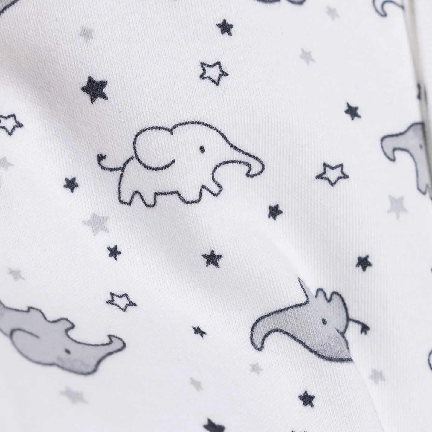 HelloBaby Newborn Baby Cute Elephant Jumpsuit - Ecru