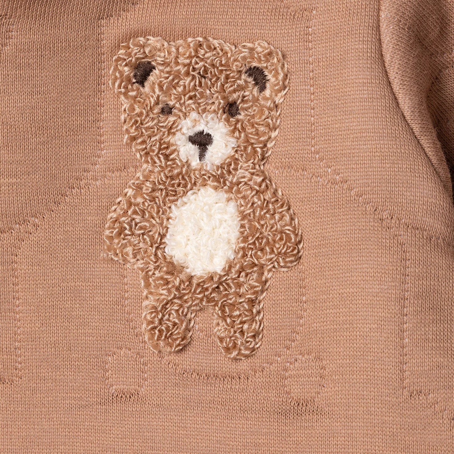 Bebetto Newborn Footless Jumpsuit - Brown