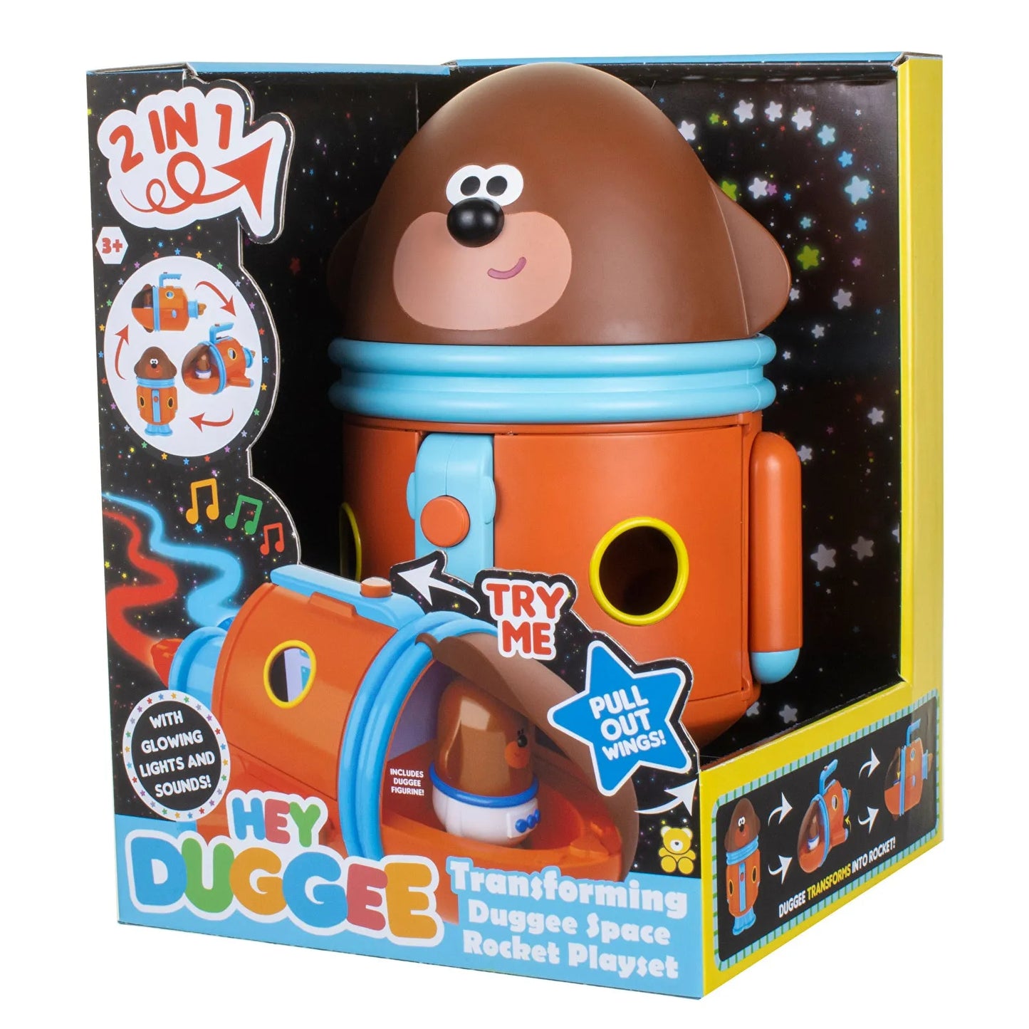 Hey Duggee Transforming Duggee Space Rocket