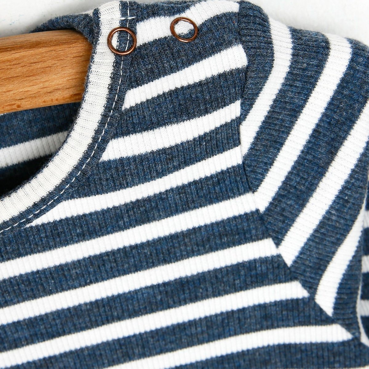 Newborn Fashion Club Long Sleeve Bodysuit - Indigo