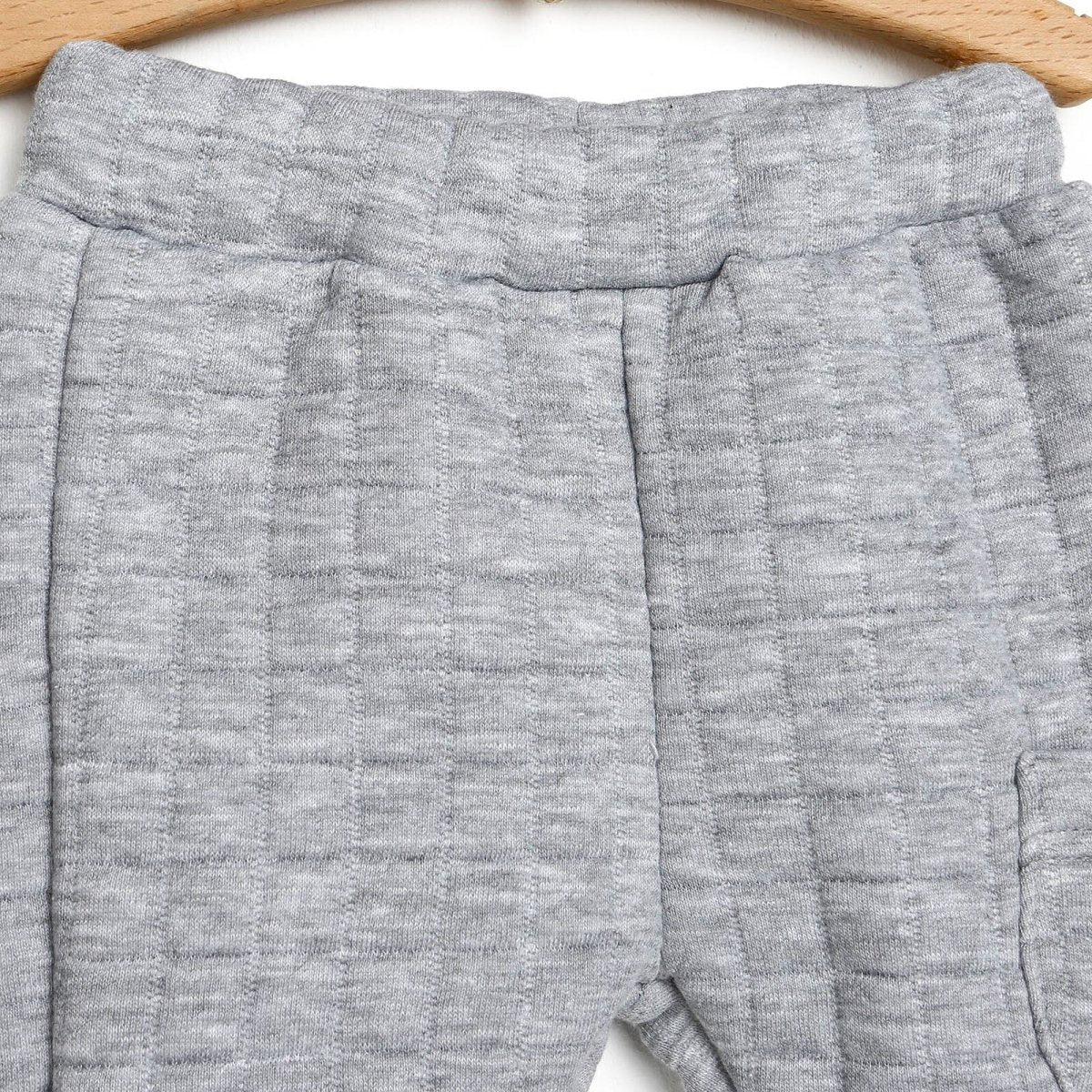 Tuffy Sweatshirt- Footless Bottom - Grey Melange