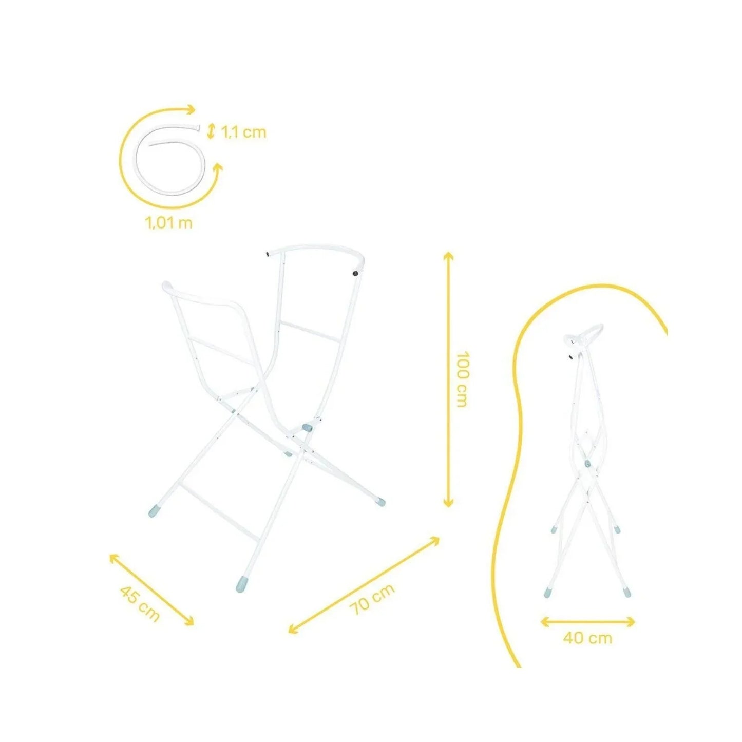 Badabulle Whale Bath Tub Stand & Drain Pipe