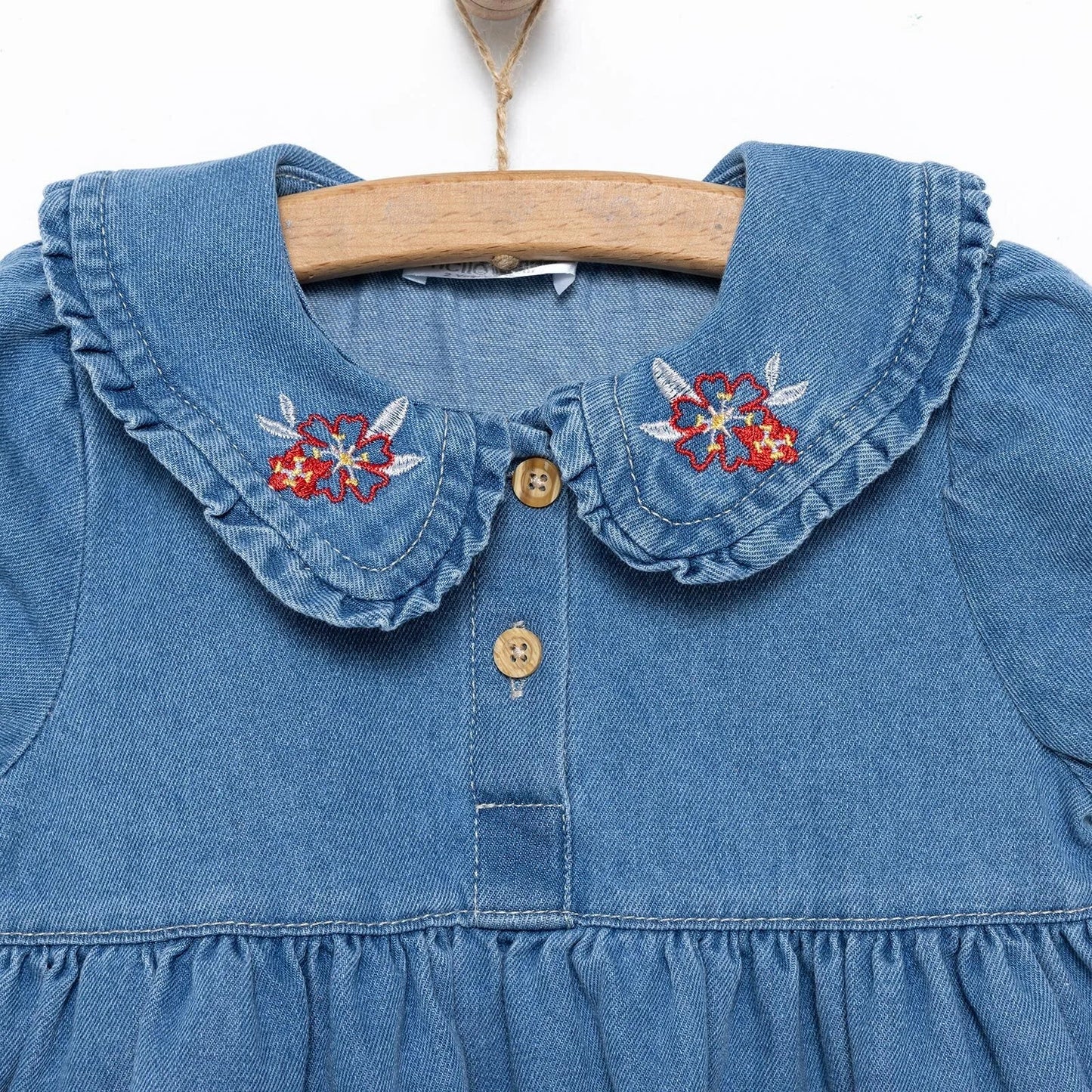 HelloBaby Spring Memories Girl Dress - Indigo