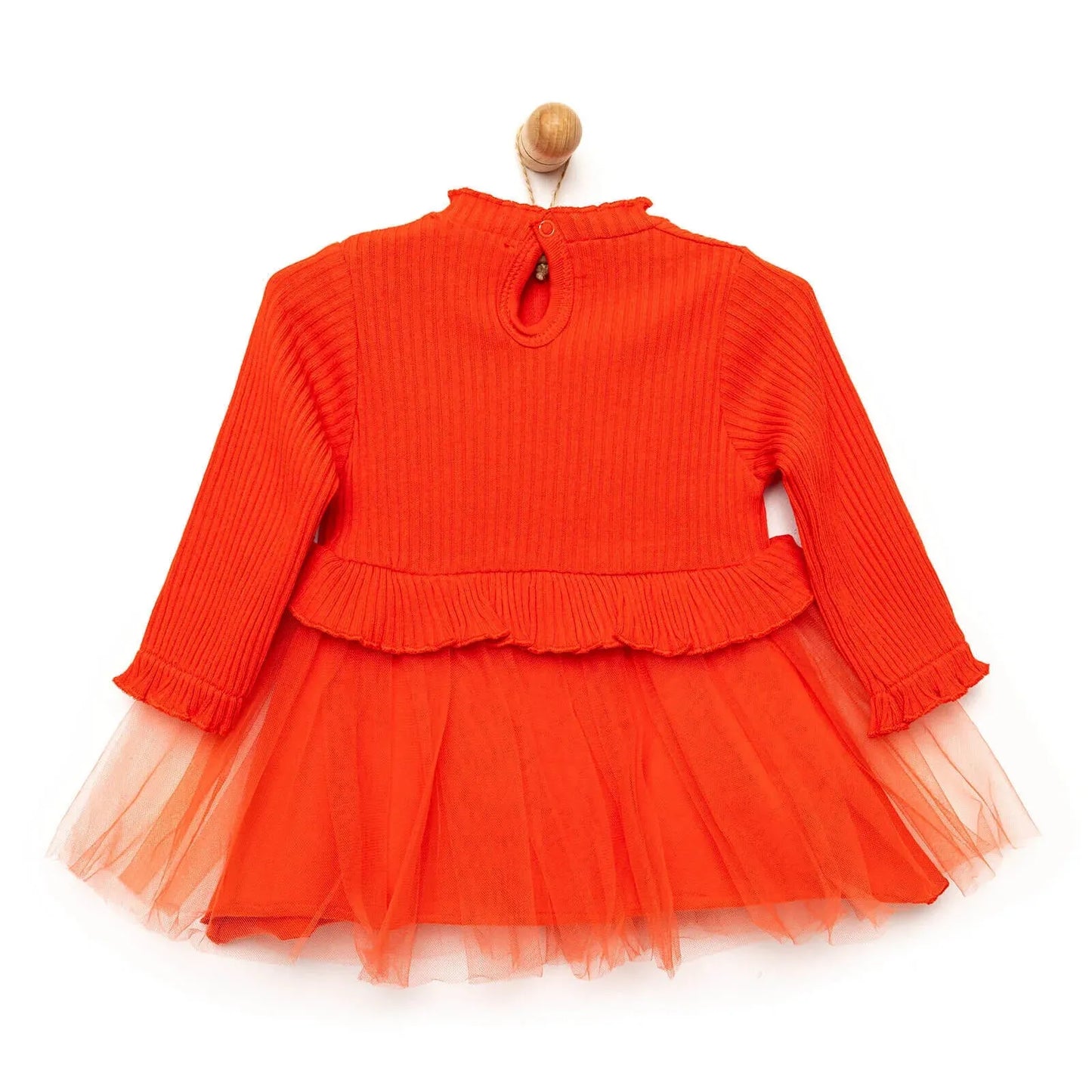 Bebetto Newborn Good Wishes Dress - Orange