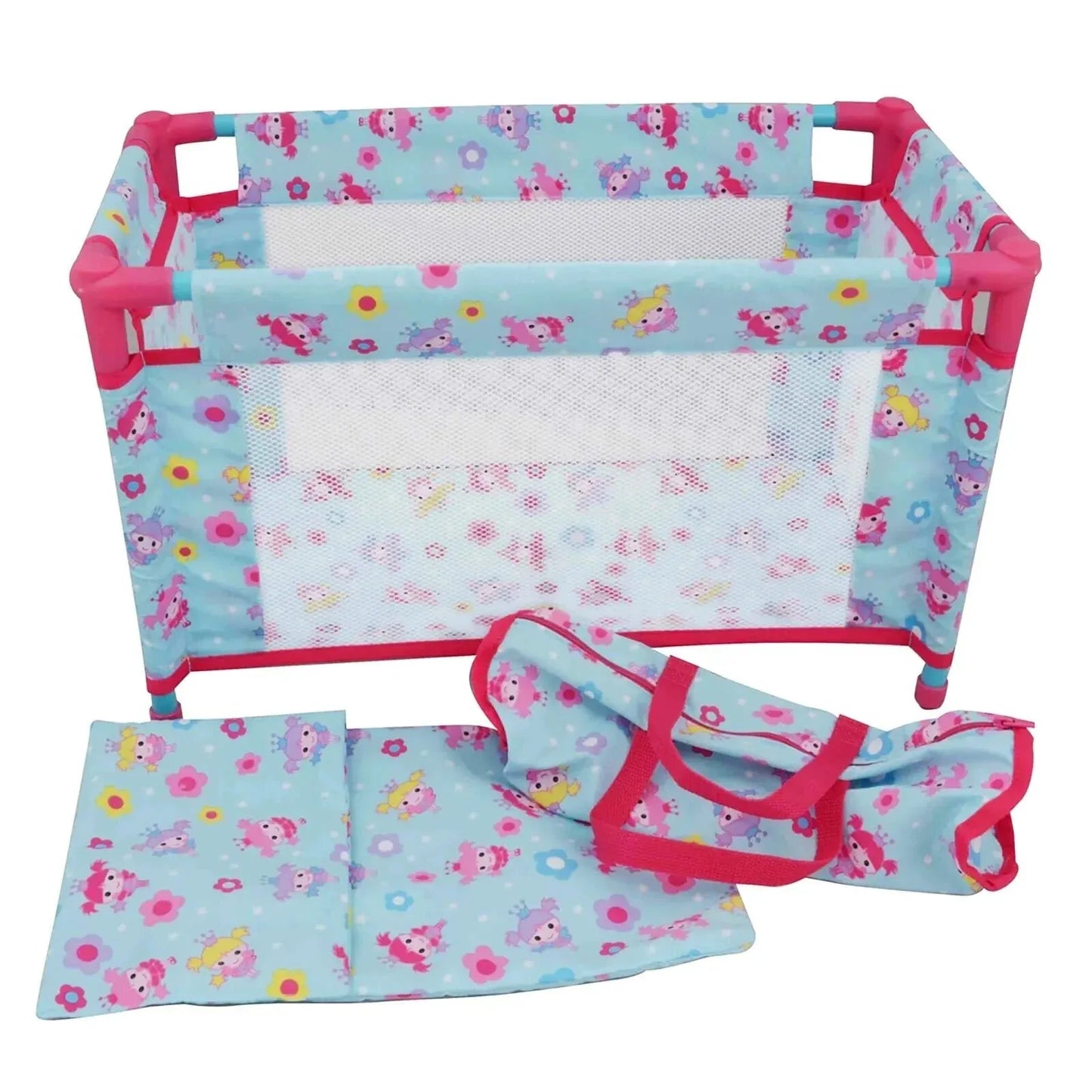 Dollsworld Deluxe Travel Cot