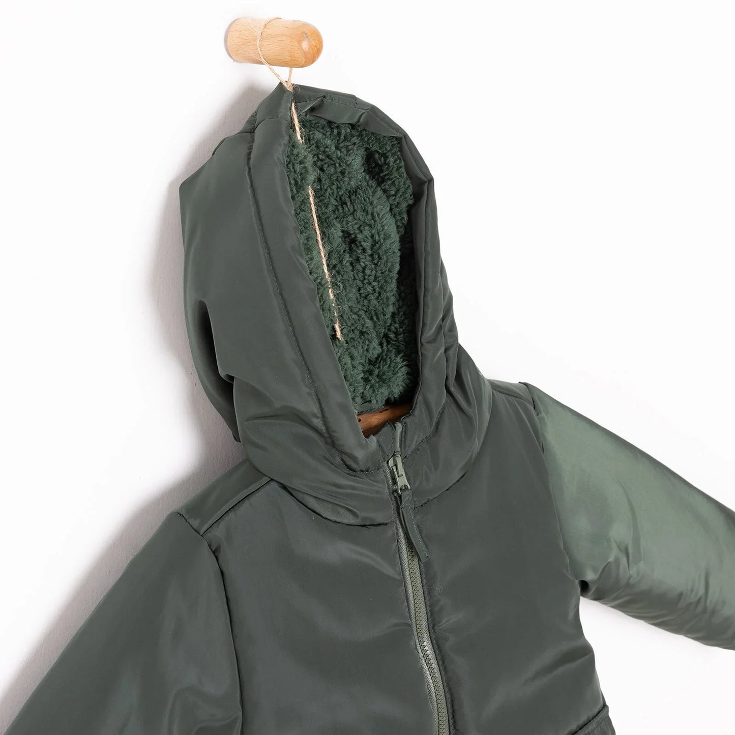 HelloBaby Hooded Coat - Green