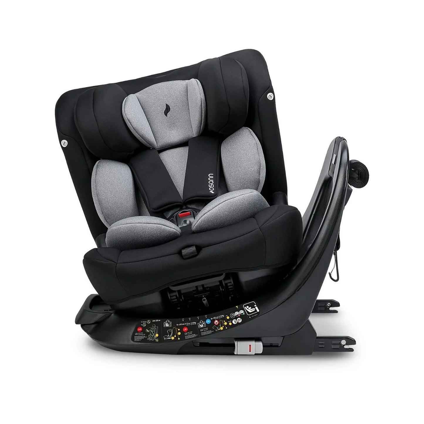 Osann Taos360 ECE R129/04 Car Seat - Black Grey