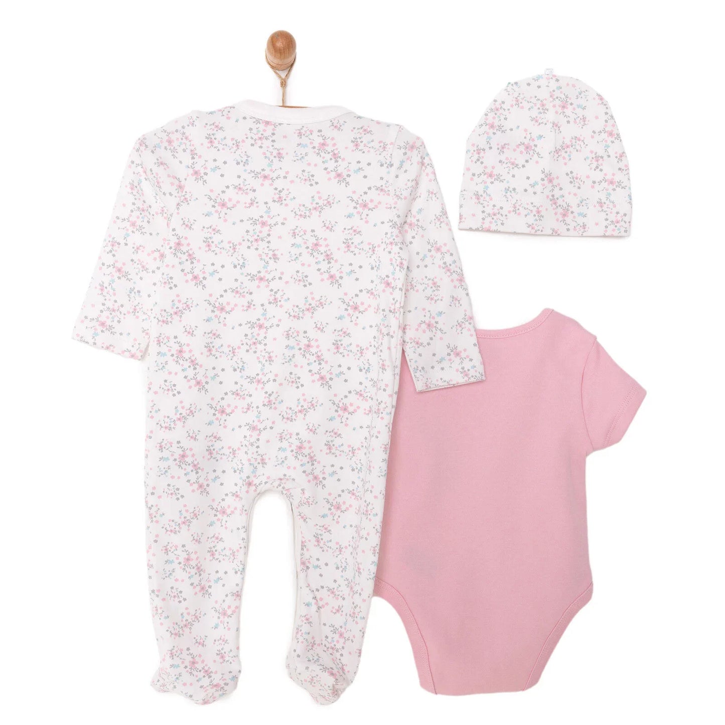 HelloBaby Girl Jumpsuit-Top-Hat - Ecru
