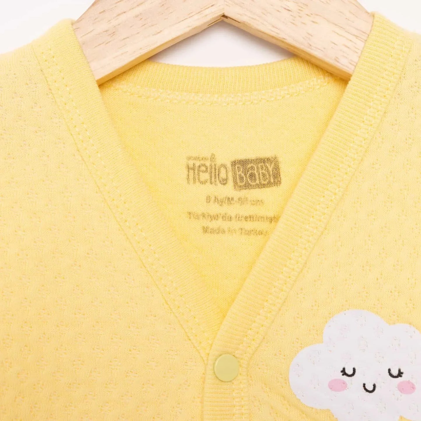 HelloBaby Quilted Vest - Light Yellow