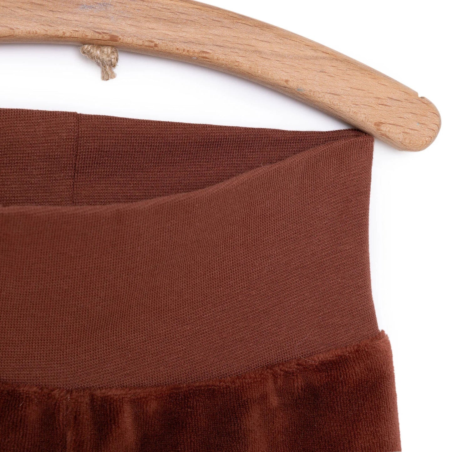 HelloBaby Unisex Velvet Footed Bottom - Brown