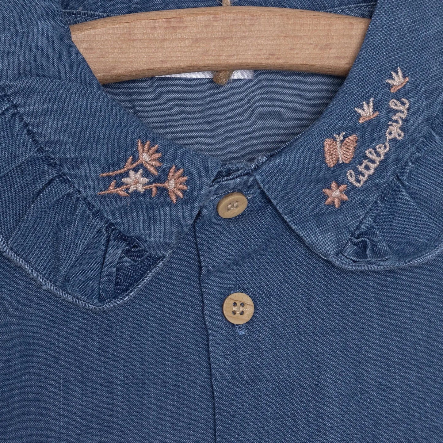 Bebetto Ponpon Team Girl Dress - Indigo